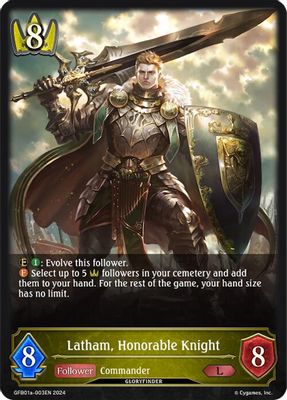 Latham, Honorable Knight