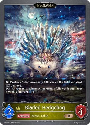 Bladed Hedgehog (Evolved)