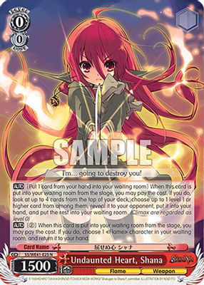 Undaunted Heart, Shana