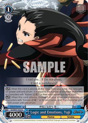 Logic and Emotions, Yuji
