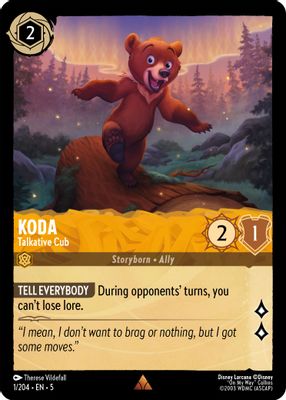 Koda - Talkative Cub
