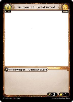 Aurousteel Greatsword