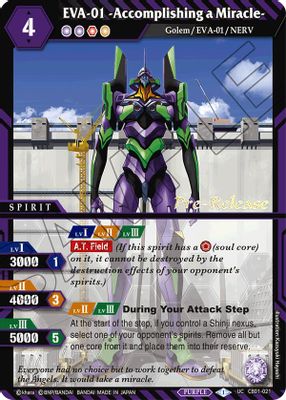 EVA-01 -Accomplishing a Miracle-