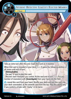 Student Detective League's Elected Member