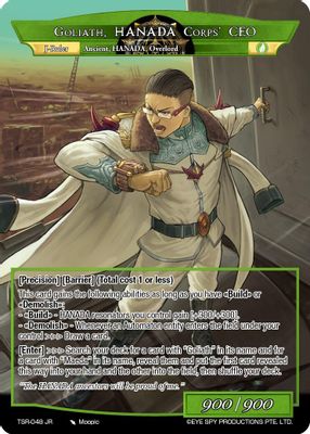 Goliath Hanada // Goliath, Hanada Corps' CEO