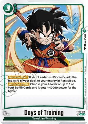 Days of Training - FB03-075 (Championship Pack 02)