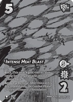 Intense Heat Blast (Alternate Art)