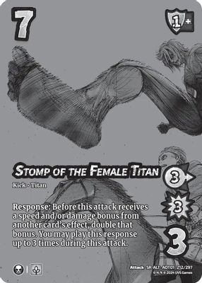 Stomp of the Female Titan (Alternate Art)