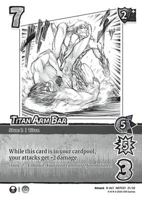 Titan Arm Bar (Alternate Art)