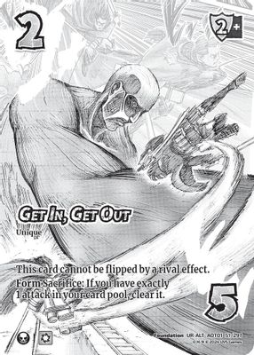 Get In, Get Out (Alternate Art)