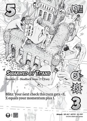 Swarmed by Titans (Alternate Art)