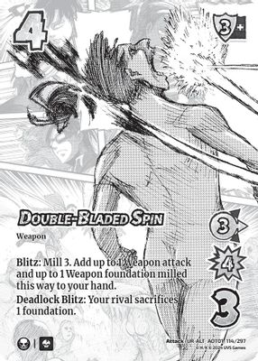Double-Bladed Spin (Alternate Art)