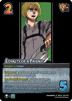 Loyalty of a Friend