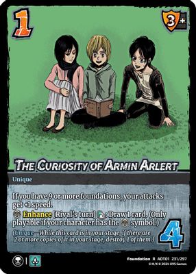 The Curiosity of Armin Arlert
