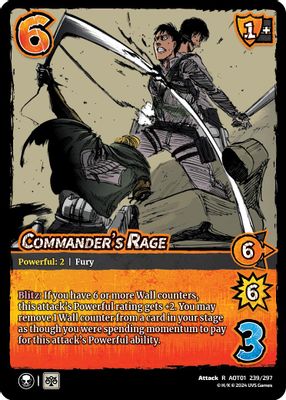 Commander's Rage