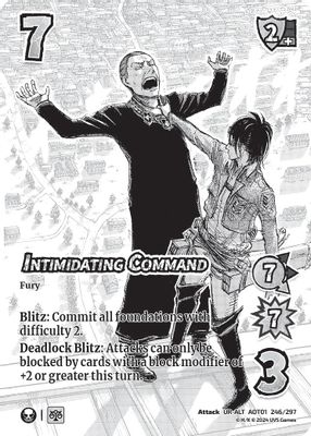 Intimidating Command (Alternate Art)