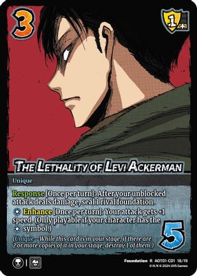The Lethality of Levi Ackerman (CD1)