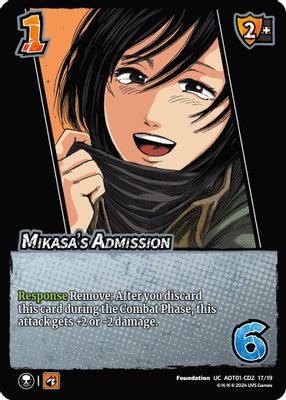 Mikasa's Admission (CD2)