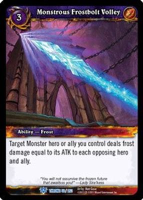 Monstrous Frostbolt Volley