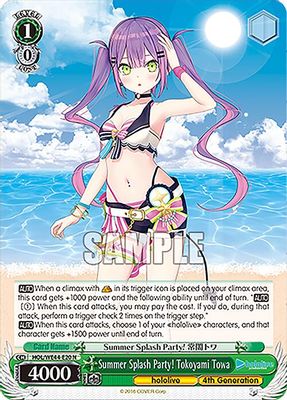 Summer Splash Party! Tokoyami Towa