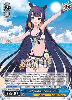 Summer Splash Party! Ninomae Ina'nis