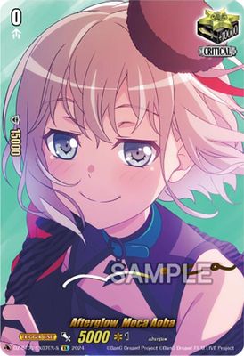 Afterglow, Moca Aoba (EX) (Foil)