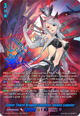 Silver Thorn Dragon Empress, Venus Luquier (SEC)