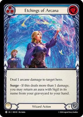 Etchings of Arcana (Blue)