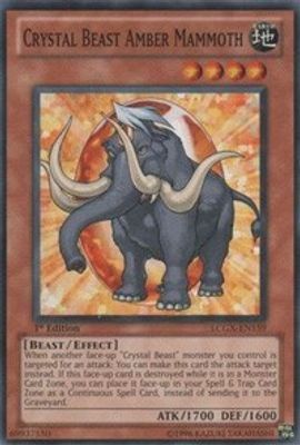 Crystal Beast Amber Mammoth