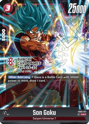 Son Goku - FB03-011 (BANDAI Card Games Fest 24-25 World Tour)