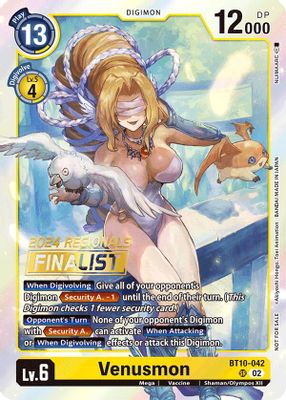 Venusmon (2024 Regionals Finalist)