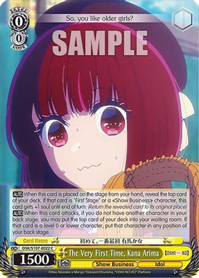 The Very First Time, Kana Arima