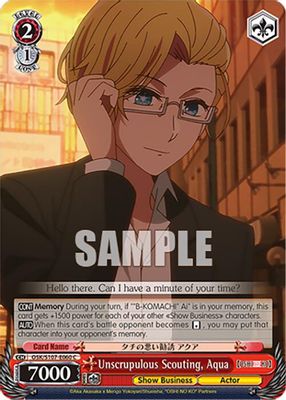 Unscrupulous Scouting, Aqua
