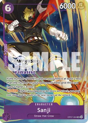 Sanji (Championship 2024 Finalist Card Set)