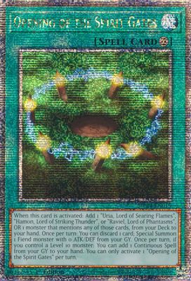 Opening of the Spirit Gates (Quarter Century Secret Rare)