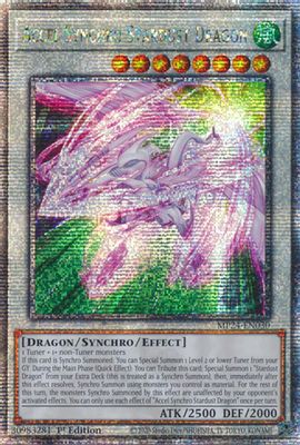 Accel Synchro Stardust Dragon (Quarter Century Secret Rare)