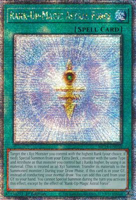 Rank-Up-Magic Astral Force (Quarter Century Secret Rare)