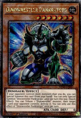 Dinowrestler Pankratops (Quarter Century Secret Rare)