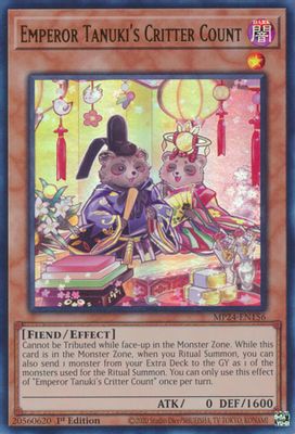 Emperor Tanuki's Critter Count