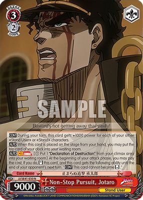 Non-Stop Pursuit, Jotaro