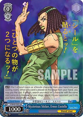 Mysterious Sticker, Ermes Costello (JJR)