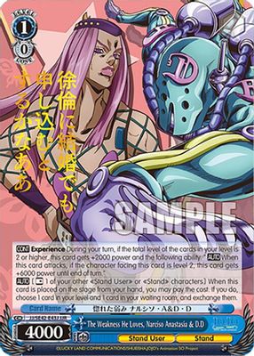 The Weakness He Loves, Narciso Anastasia & D.D (JJR)