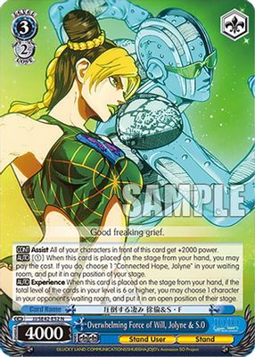 Overwhelming Force of Will, Jolyne & S.O