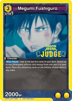 Megumi Fushiguro (020) (Judge Pack)