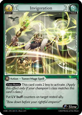 Invigoration