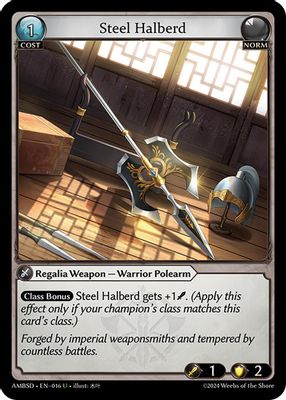 Steel Halberd
