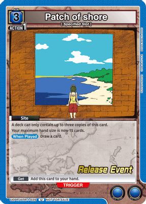 Patch of shore