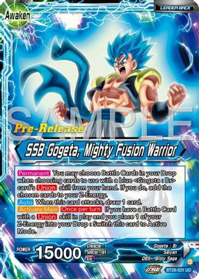 Gogeta // SSB Gogeta, Mighty Fusion Warrior
