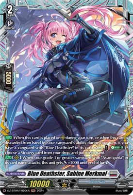 Blue Deathster, Sabine Merkmal (FR)