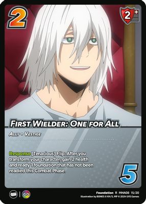 First Wielder: One for All